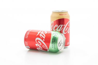 Bangkok, Tayland-Mayıs 13, 2019: Coca Cola olabilir içecekler Stevia bir