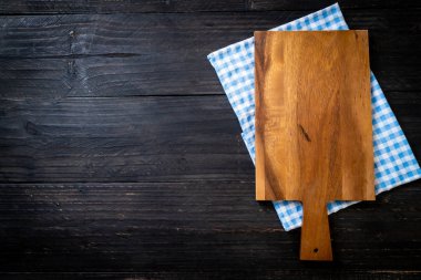 mutfak bezle ahşap tahta boş kesme