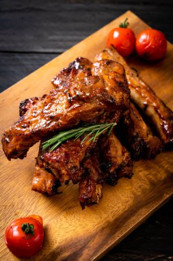 Izgara Barbekü kaburga domuz