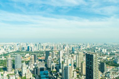 Güzel cityscape mimarisi ve Bangkok Th içinde bina