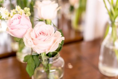 vazo da güzel gül çiçeği