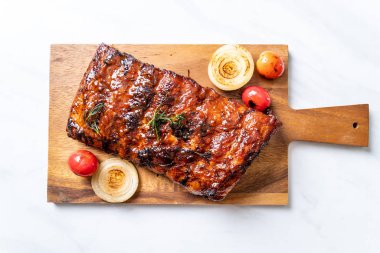 Izgara Barbekü kaburga domuz