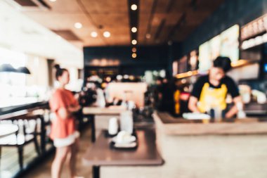 soyut bulanıklık ve defokus kahve dükkanı ve kafe restoran