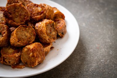 Derin kızarmış Yengeç rulo