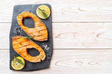 ızgara somon biftek fileto 