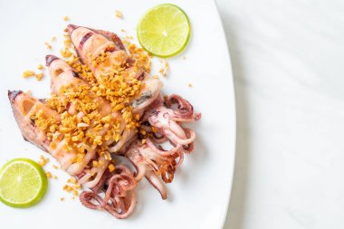 sarımsaklı kızarmış kalamar