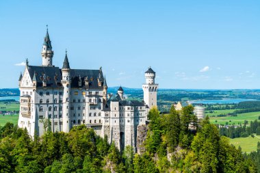 Bavyera Neuschwanstein Şatosu, güzel mimari 