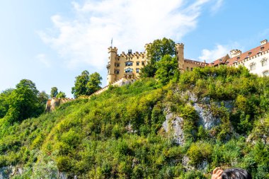 Bavyera kalede Hohenschwangau, güzel mimari 