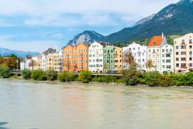 Innsbruck cityscape, Avusturya.