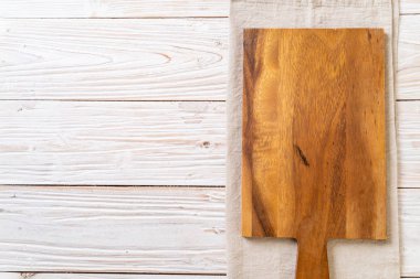 mutfak bezle ahşap tahta boş kesme