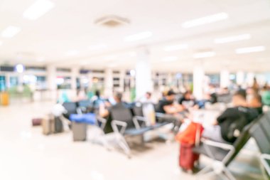 Havalimanı arka plan için soyut bulanıklık 