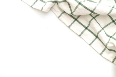 beyaz izole mutfak bezi (peçete) 