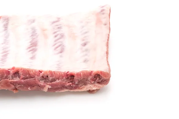 Coaste proaspete de porc crud — Fotografie, imagine de stoc
