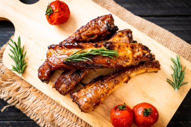 Izgara Barbekü kaburga domuz