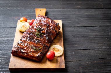 Izgara Barbekü kaburga domuz