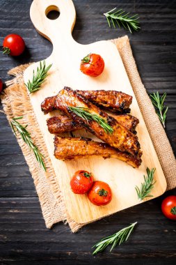 Izgara Barbekü kaburga domuz