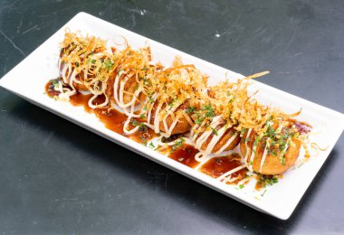 Takoyaki-Fried Takoyaki top köfte