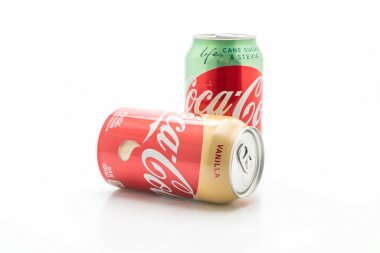 Bangkok, Tayland-Mayıs 13, 2019: Coca Cola olabilir içecekler Stevia bir
