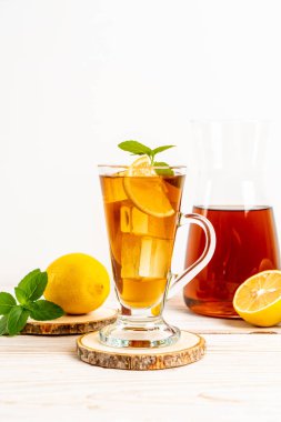 Buz limon çay bardak