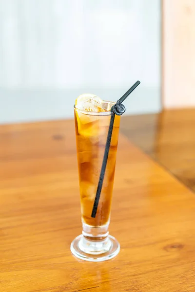 Buzlu limon çay bardağı — Stok fotoğraf