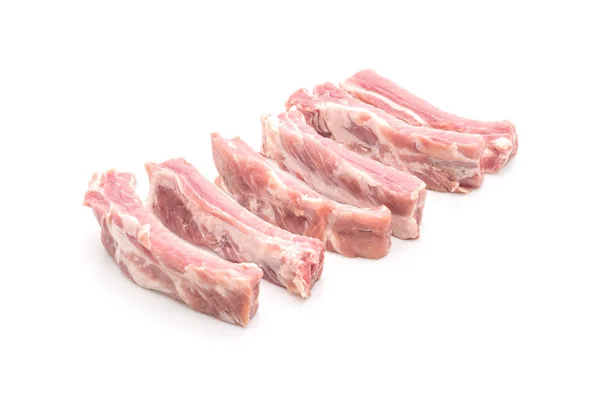 Costelas de porco cruas frescas — Fotografia de Stock
