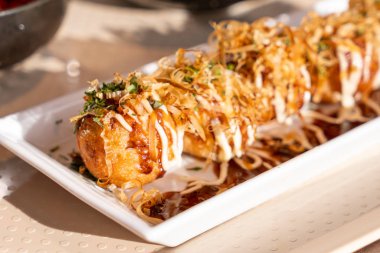 Takoyaki-Fried Takoyaki top köfte