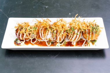 Takoyaki-Fried Takoyaki top köfte
