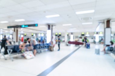 Havalimanı arka plan için soyut bulanıklık 