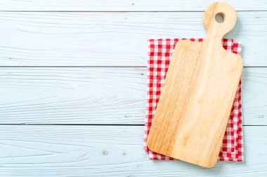 mutfak bezle ahşap tahta boş kesme