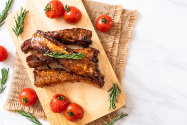 Izgara Barbekü kaburga domuz