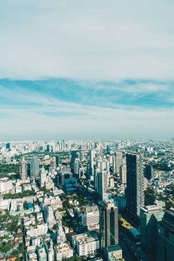 Güzel cityscape mimarisi ve Bangkok Th içinde bina