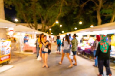 soyut bulanıklık ve gece semt pazarı defocused