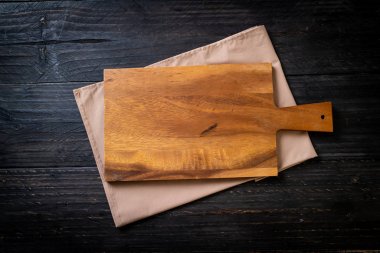 mutfak bezle ahşap tahta boş kesme