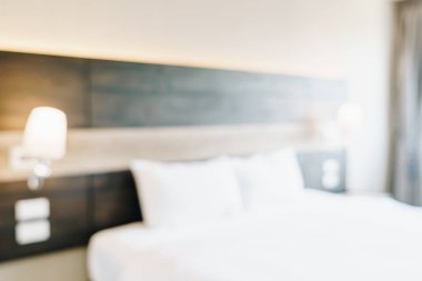 Soyut bulanıklık ve ufuk yatak odası iç