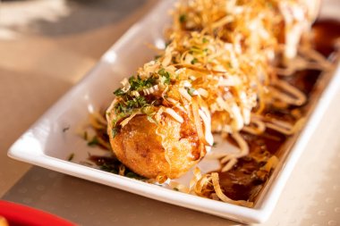 Takoyaki-Fried Takoyaki top köfte