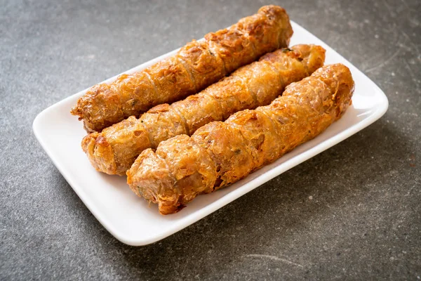 Derin kızarmış Yengeç rulo