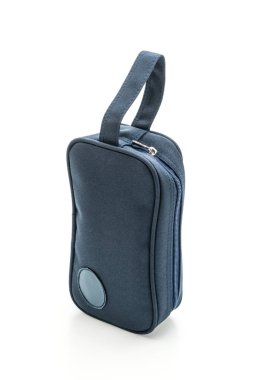 beyaz kumaş el çantası