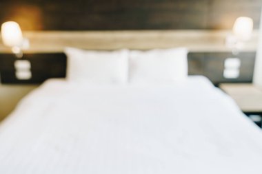 Soyut bulanıklık ve ufuk yatak odası iç