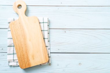 mutfak bezle ahşap tahta boş kesme