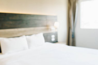 Soyut bulanıklık ve ufuk yatak odası iç