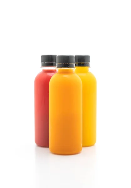 Garrafa de suco de frutas e vegetais (bebida saudável ) — Fotografia de Stock