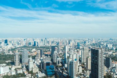 Güzel cityscape mimarisi ve Bangkok Th içinde bina