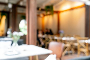 Özgeçmiş için soyut bulanık kafe restoranı