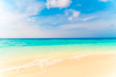 bulanıklık deniz güzel gökyüzü mavi plaj tropikal