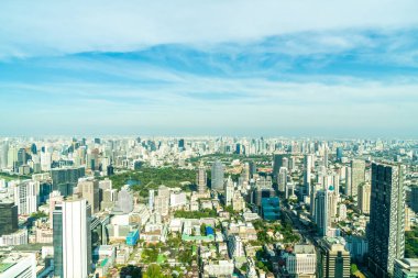Güzel cityscape mimarisi ve Bangkok Th içinde bina
