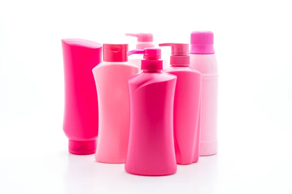 Shampoo of hair conditioner fles op witte achtergrond — Stockfoto