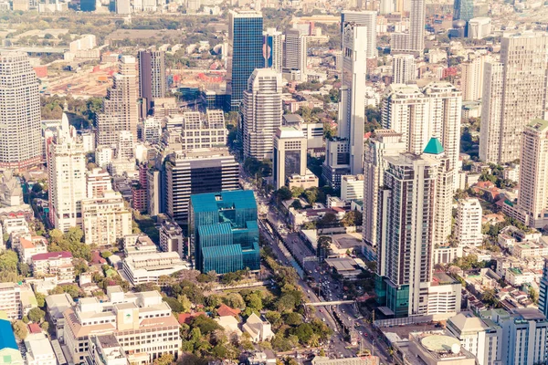 Güzel cityscape mimarisi ve Bangkok Th içinde bina