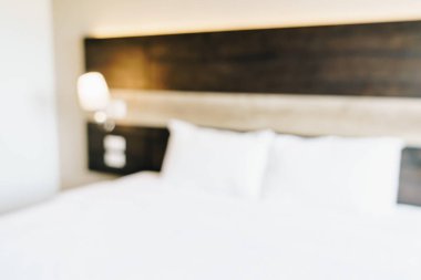 Soyut bulanıklık ve ufuk yatak odası iç