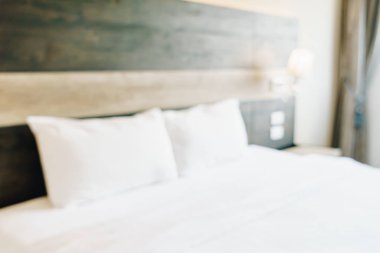 Soyut bulanıklık ve ufuk yatak odası iç