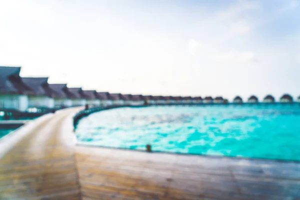 Absztrakt blur trópusi Maldív-szigetek Resort Hotel és sziget Bea — Stock Fotó